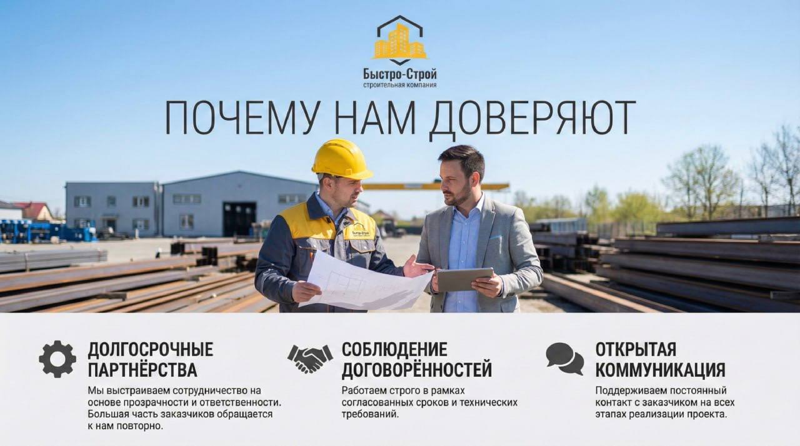 Почему доверяют компании